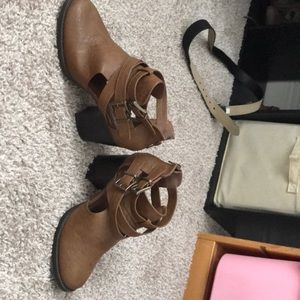 chunky ankle booties